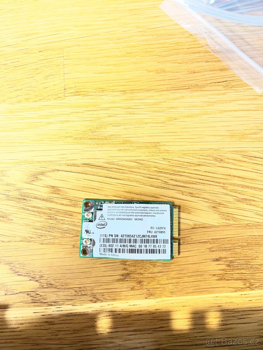 síťová karta Intel PRO/Wireless 3945ABG - 2