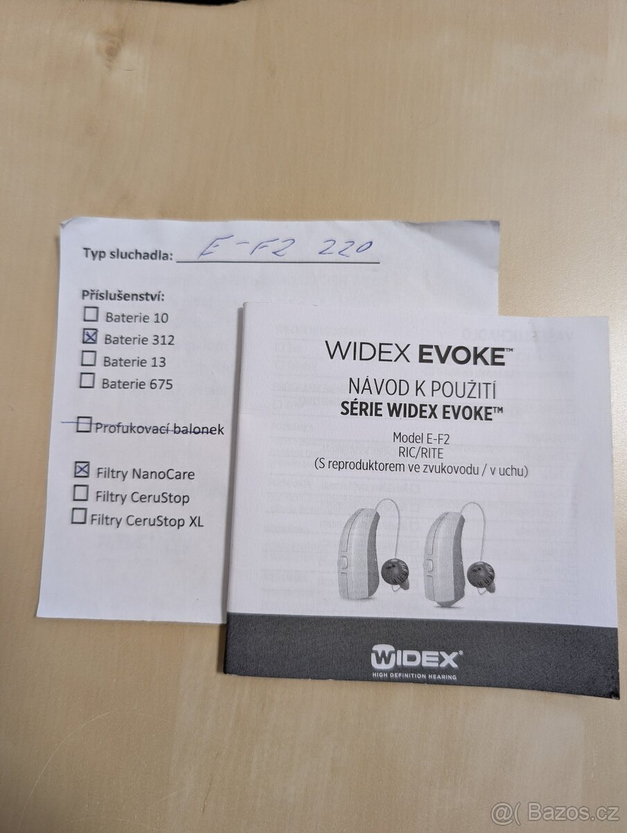 Naslouchátka WIDEX Evoke E-F2 220 - 2