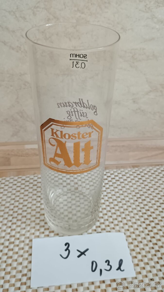 Pivní sklenice Paulaner, Kloster, Herforder - 2