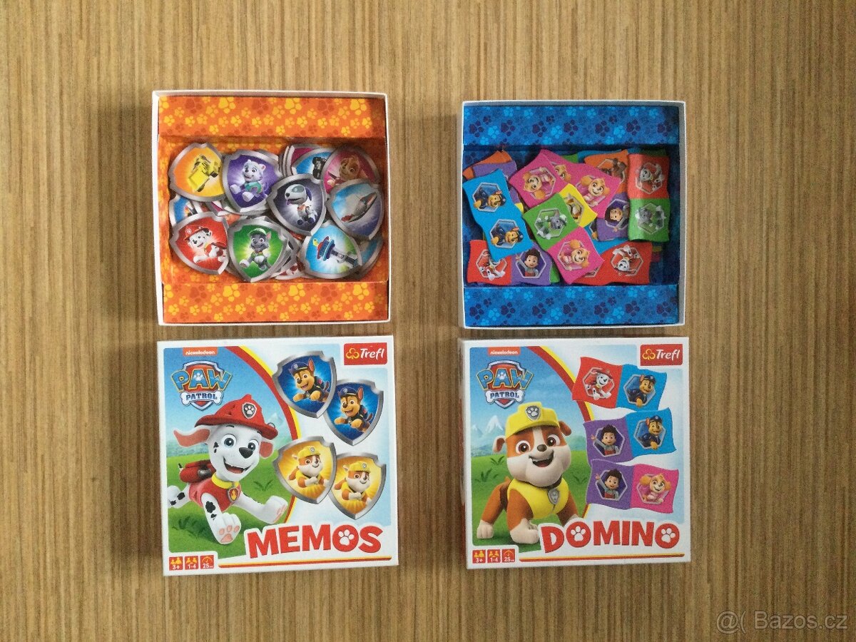 Jako nové pexeso, domino a puzzle Tlapková patrola - 2