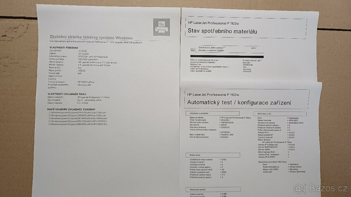 HP Laserjet P1102W | WiFi | najeto 21tis. - 2