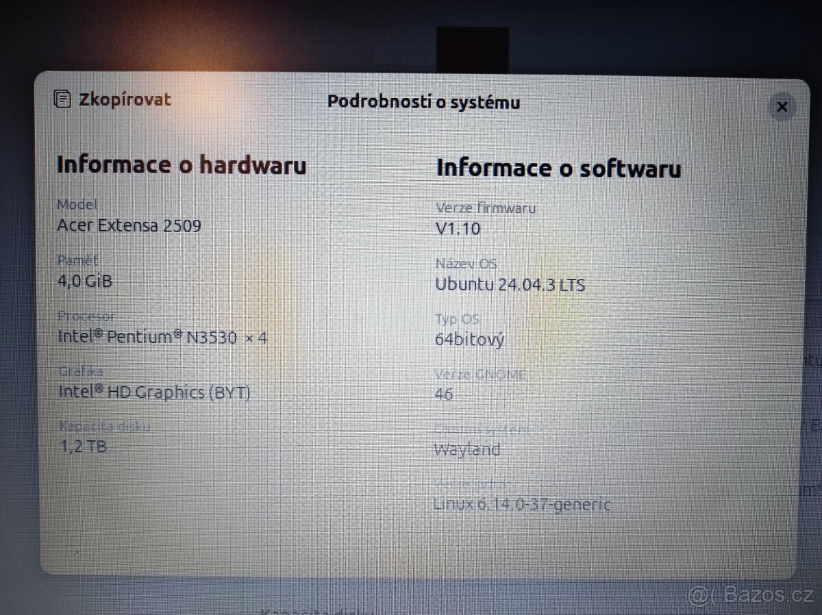 Acer Extensa 240 GB SSD + 1TB HDD - 2