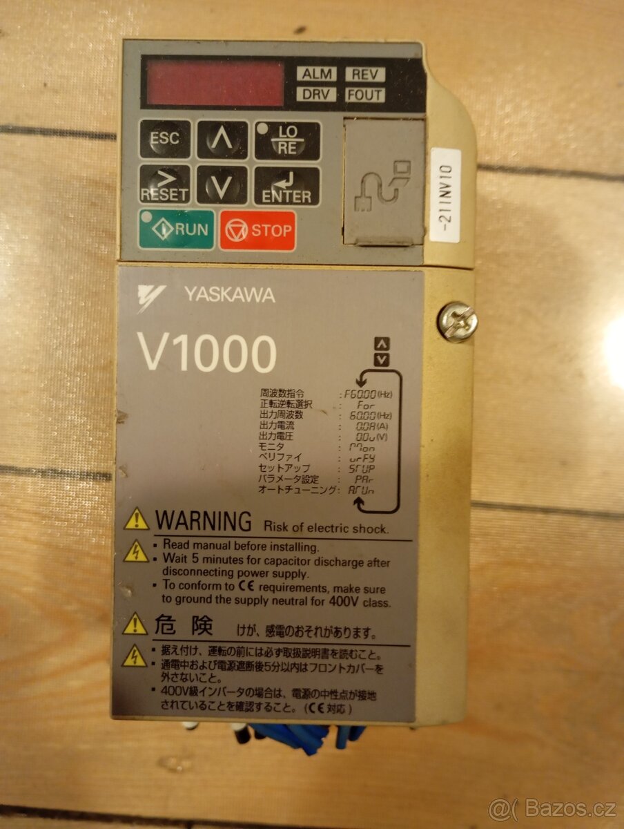 Frekvenční měnič Yaskawa V1000 – 0,2kW - 2