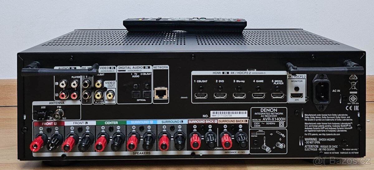 DENON AVR-X1400H / AirPlay Bluetooth Spotify Wi-Fi - 2
