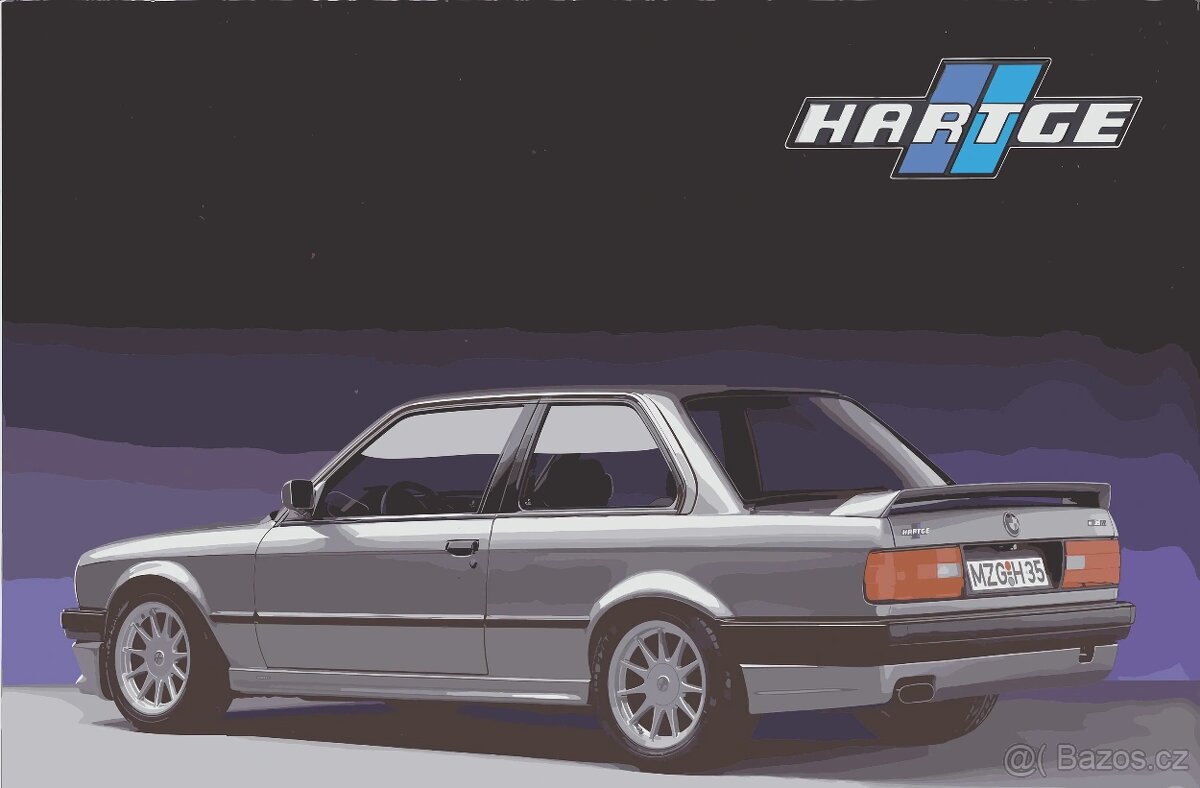 HARTGE originální křídlo na víko kufru BMW e30 - 2