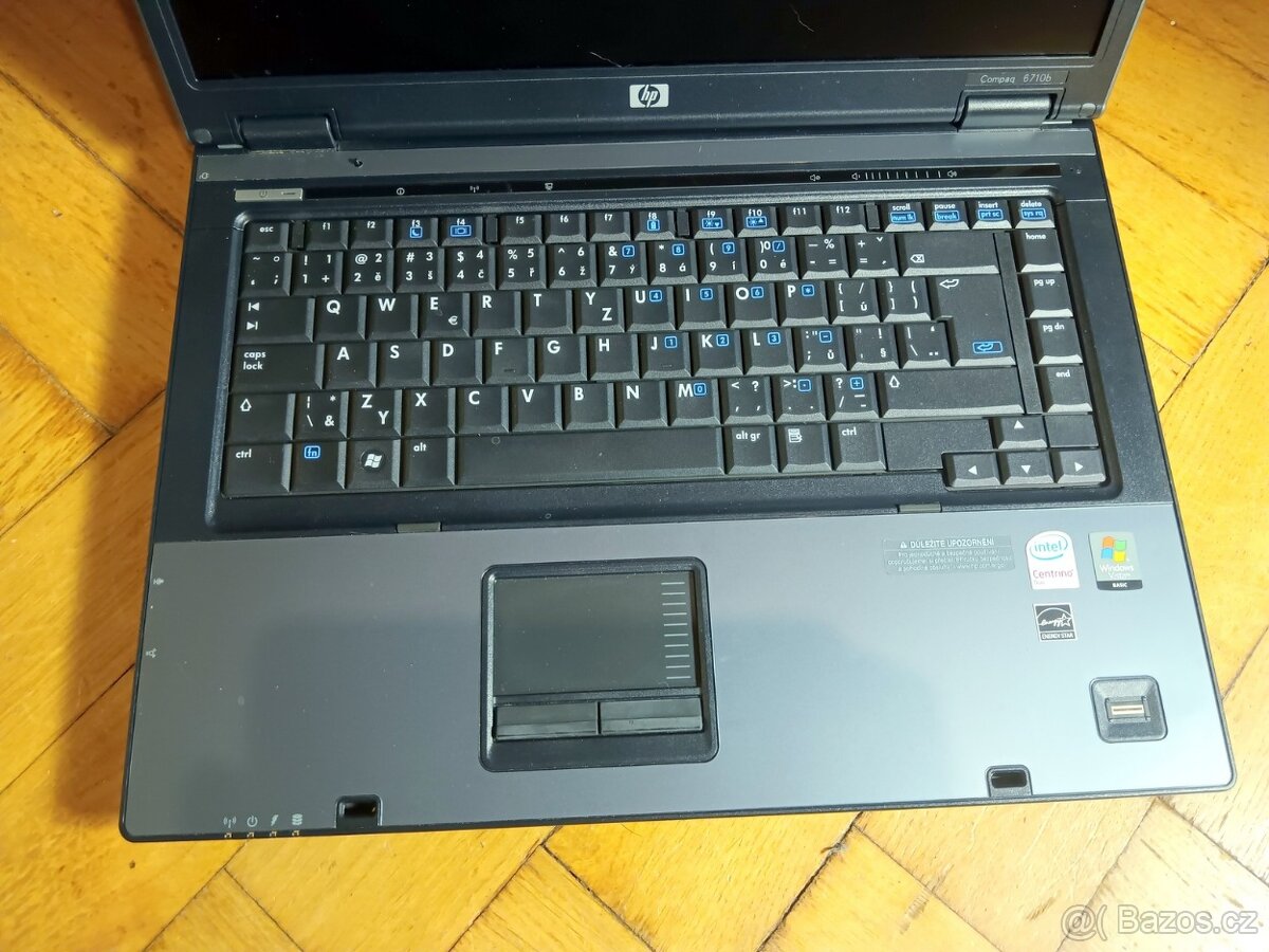 notebook HP Compaq 6710b, Intel core2 duo 2,4Ghz, 2Gb RAM, - 2