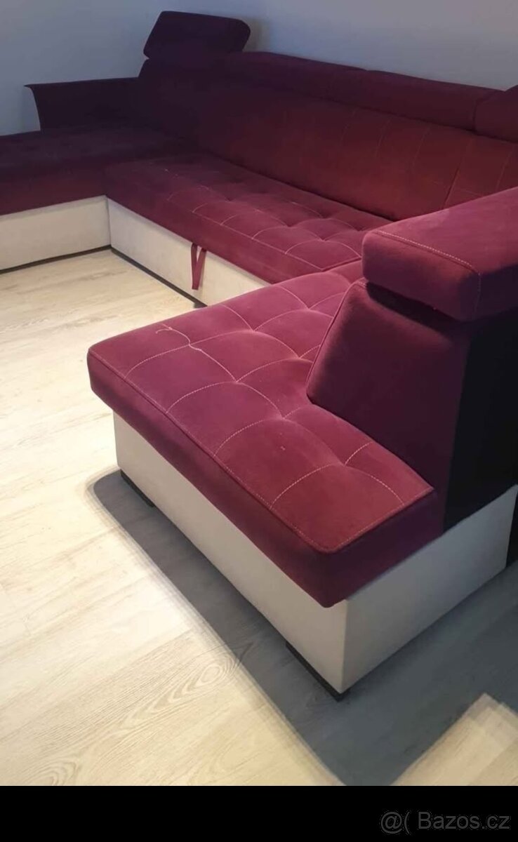 Sedací souprava ve tvaru U - 2