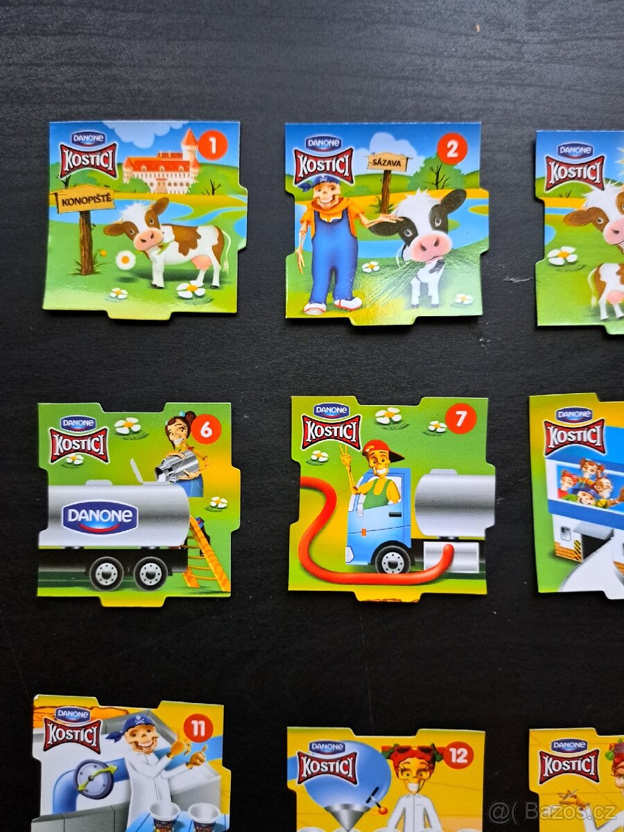 Magnetky Kostíci Danone - 2