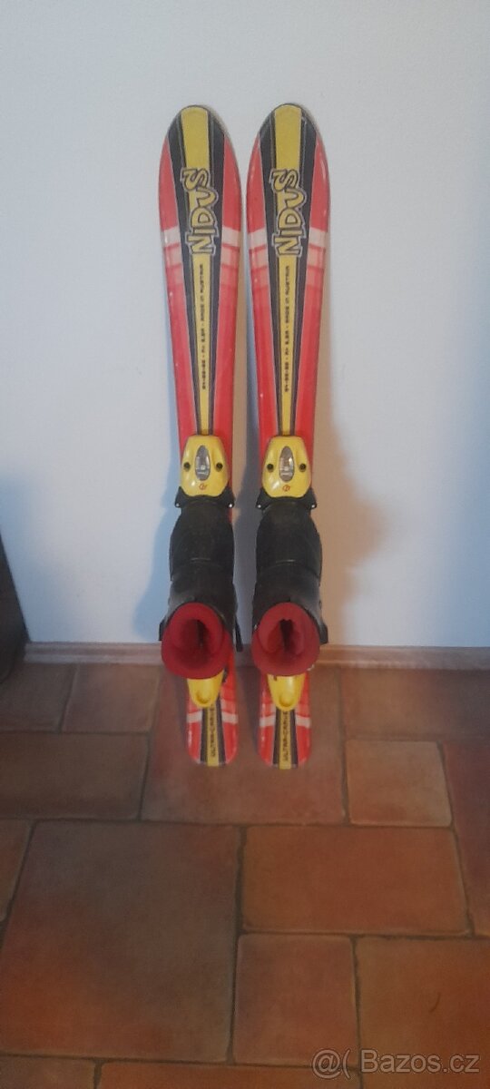 Dětské lyže +lyžáky - 2