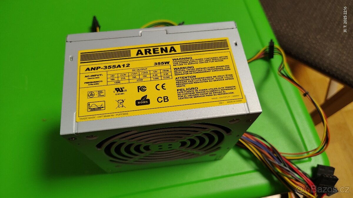 PC zdroj Chieftec ANP-355A12 Arena (355W) - 2
