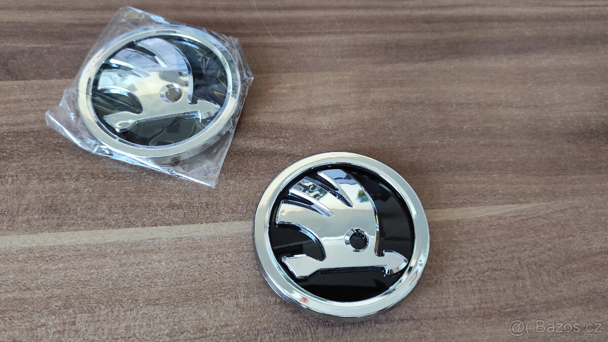 Znak ŠKODA 80mm a 90mm - NOVÉ - 2