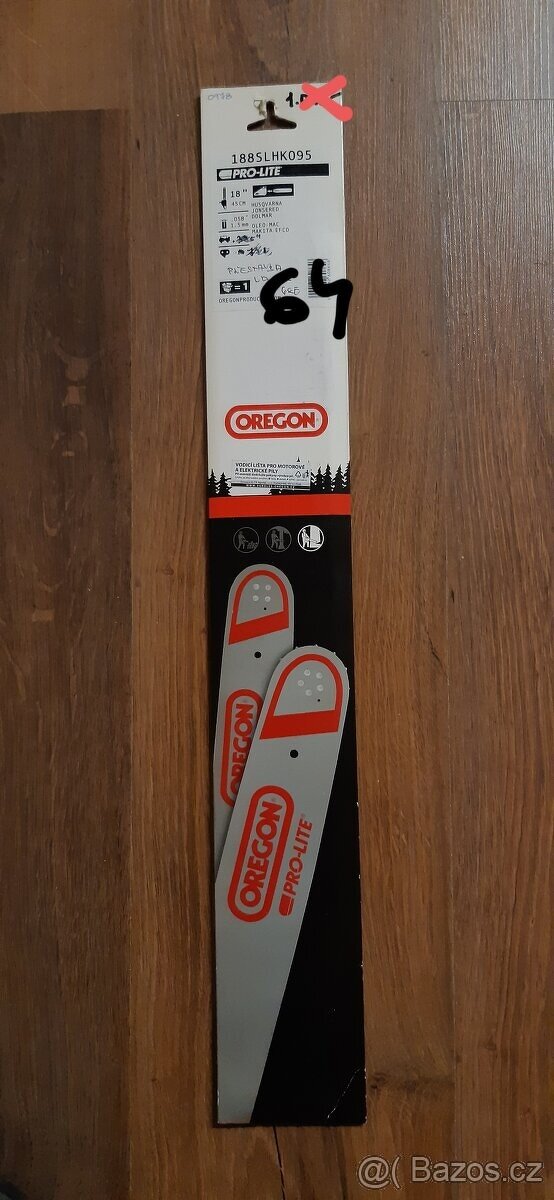 VODÍCÍ LIŠTA OREGON 45CM - 2