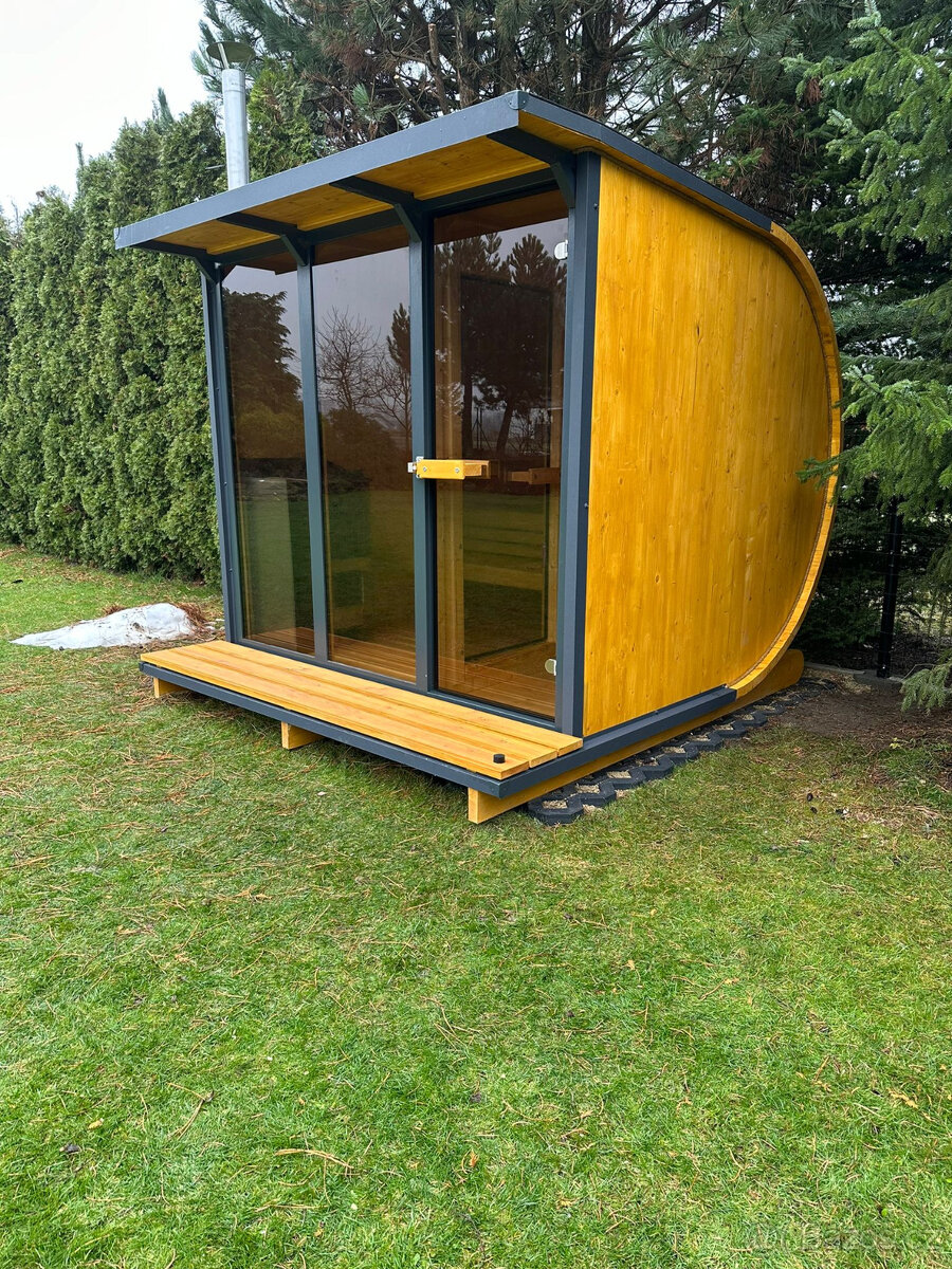 Venkovní panoramatická sauna Horizont M3 - 2