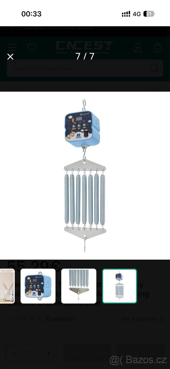 Elektrický ovladač kolébky pro miminko - 2