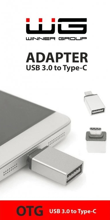 Type-C Adaptér USB 3.0 na Type C (Stříbrná) - 2