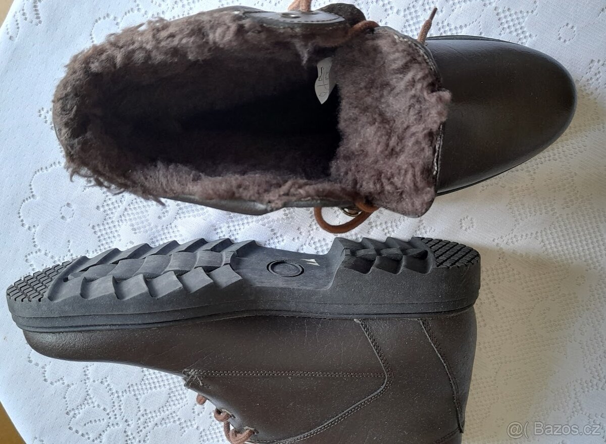 Pánské kožené zimní boty - 2