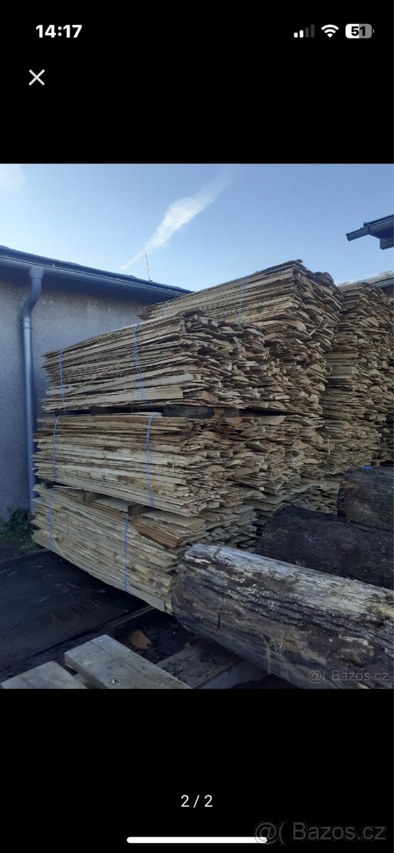 Palivové dřevo- dub - 2