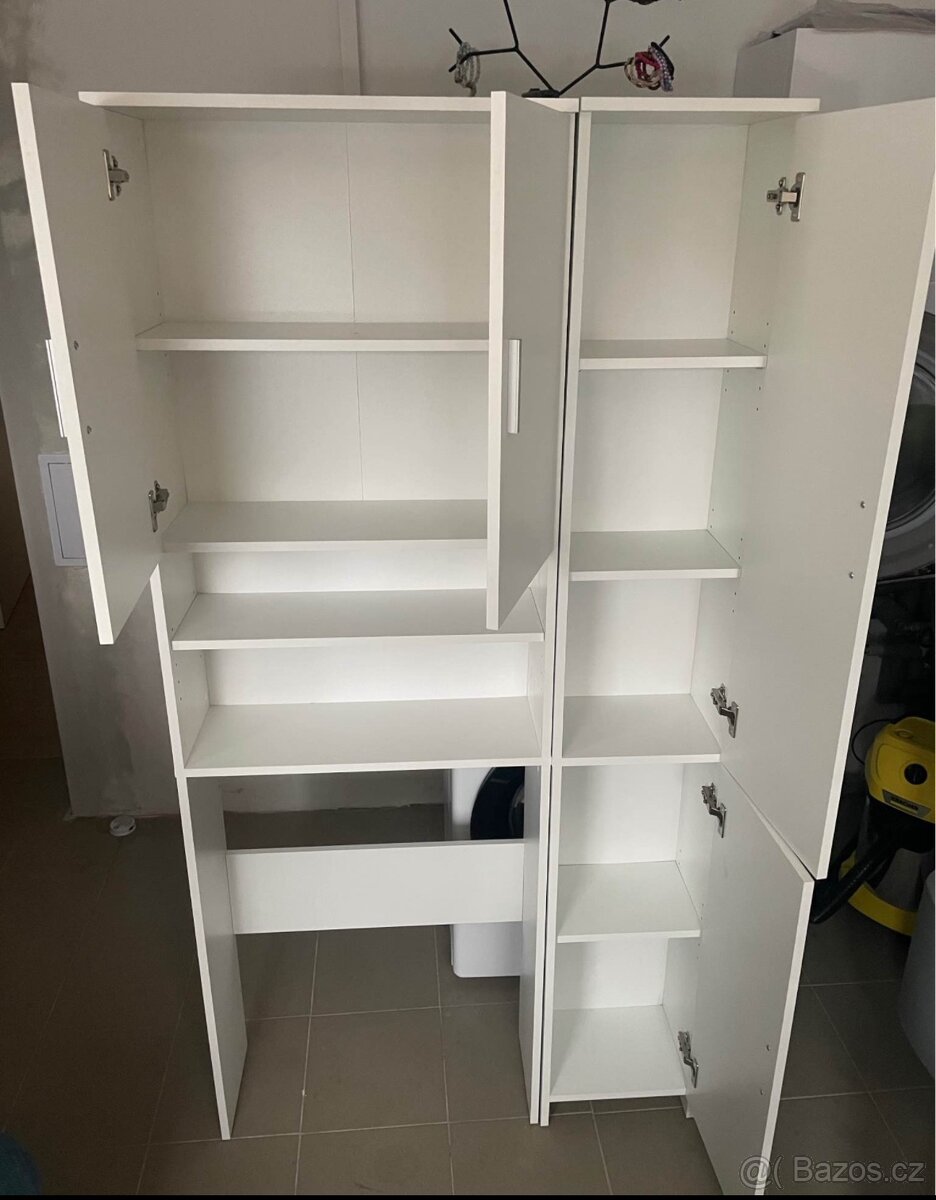 Skříň nad pračku a vedle pracky - 2