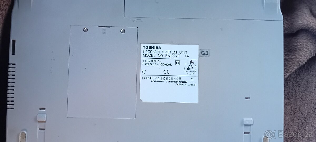 Historický notebook - Toshiba Satellite 110CS/810 - 2