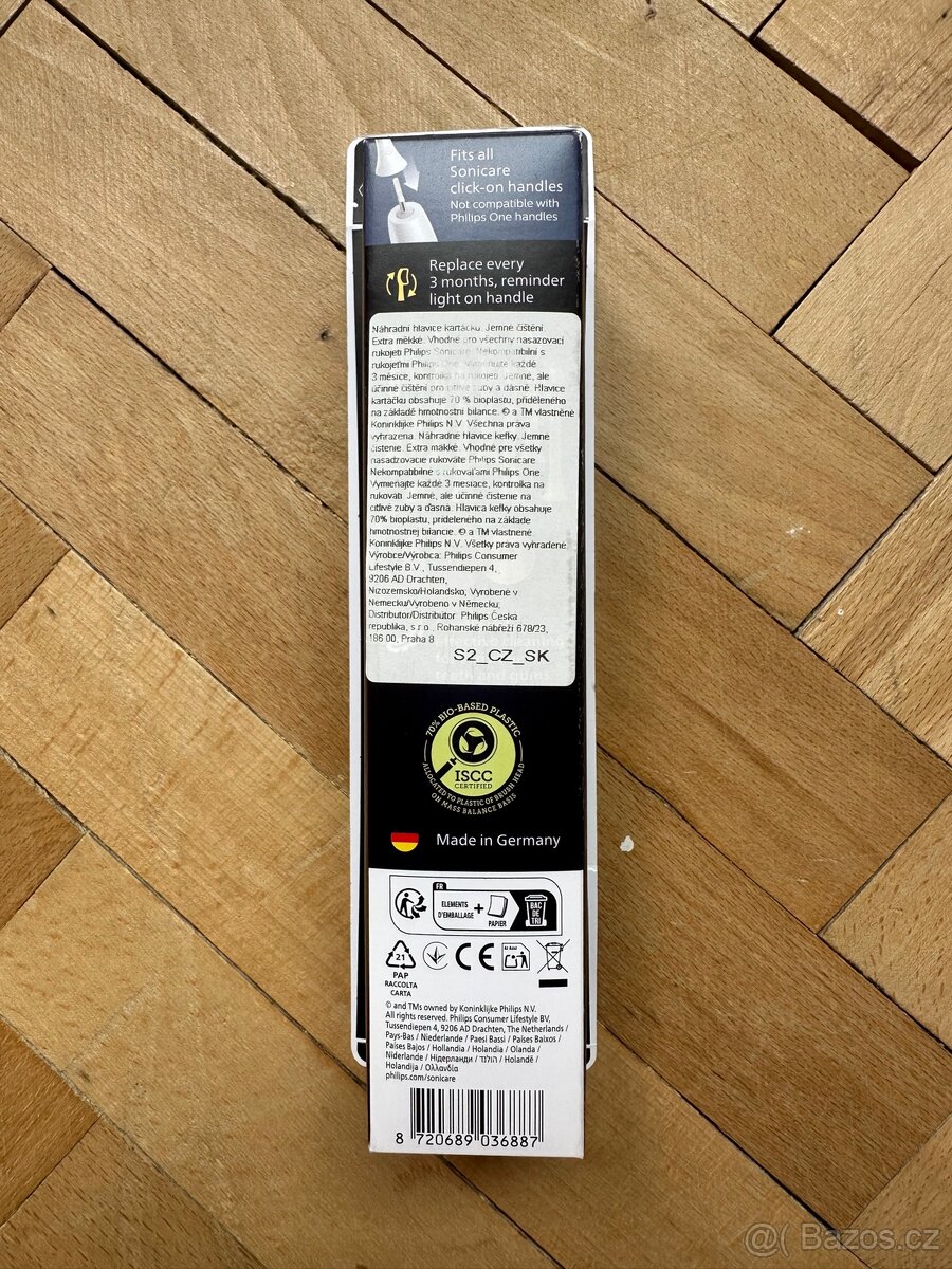 Philips Sonicare Sensitive Standard HX6058/87 8 ks - 2