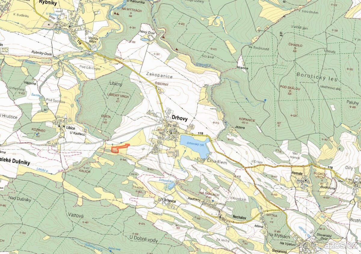 Louka, prodej, Drhovy, Příbram - 2