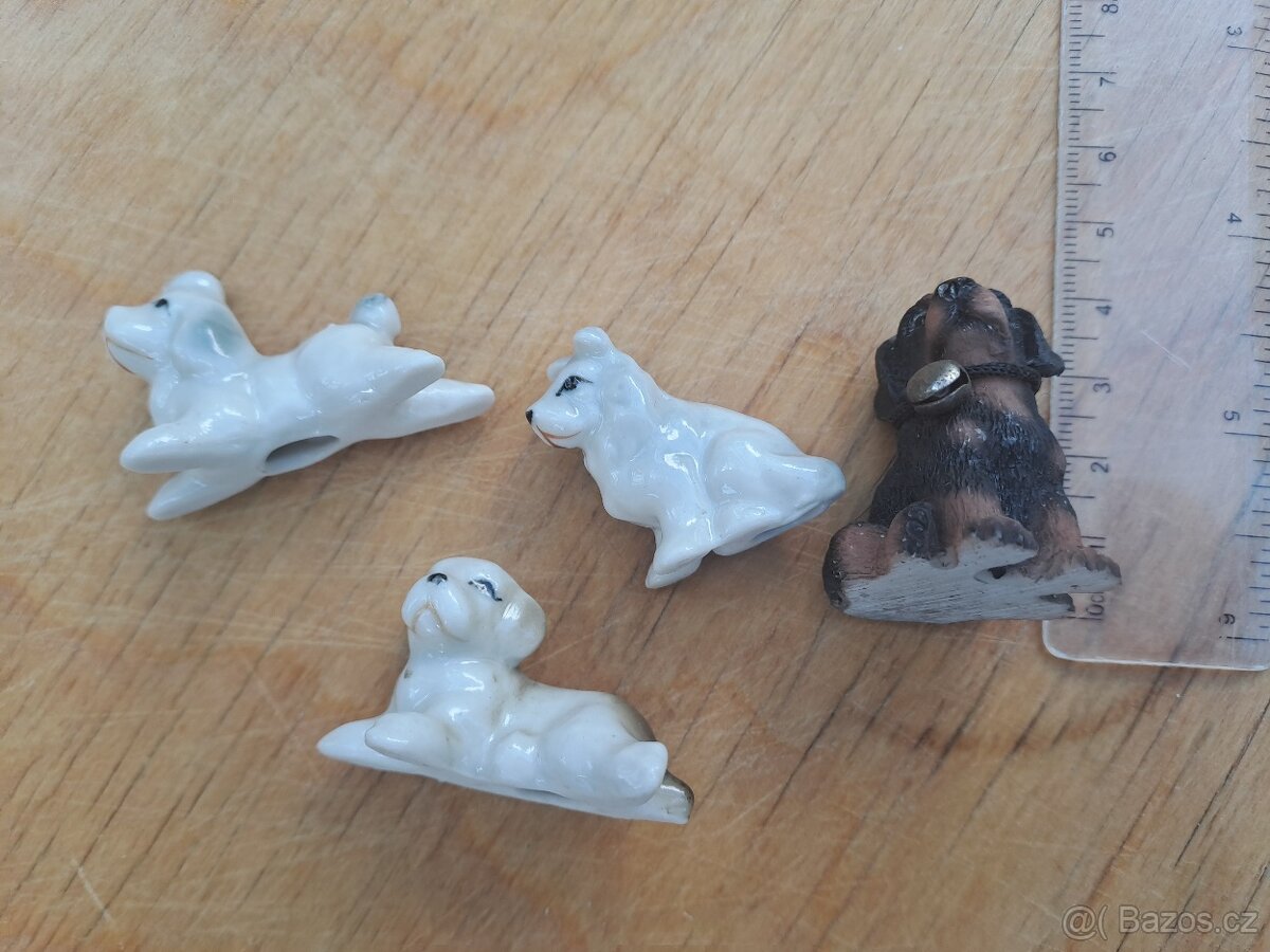 mini porcelán psi - 2