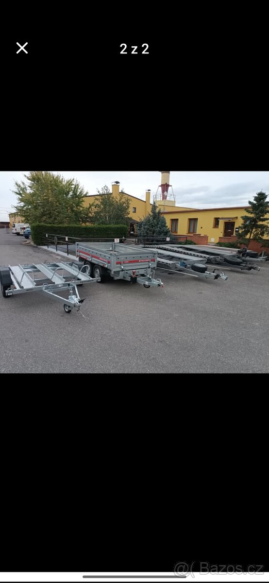 Autopřepravníky pro 2 auta , pro 1 auto , pro materiál - 2