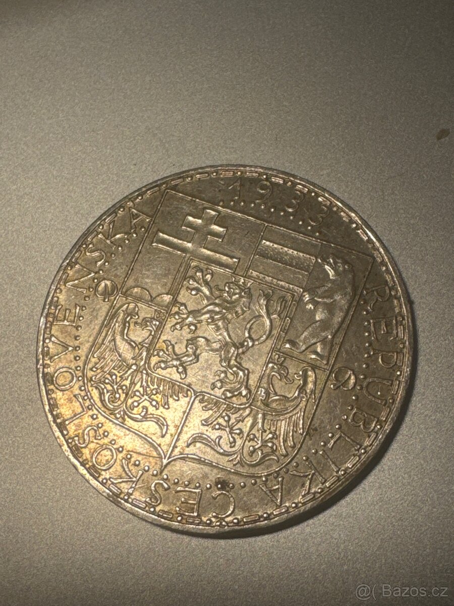 Dvacetikoruna - 20Kč 1933 - 2