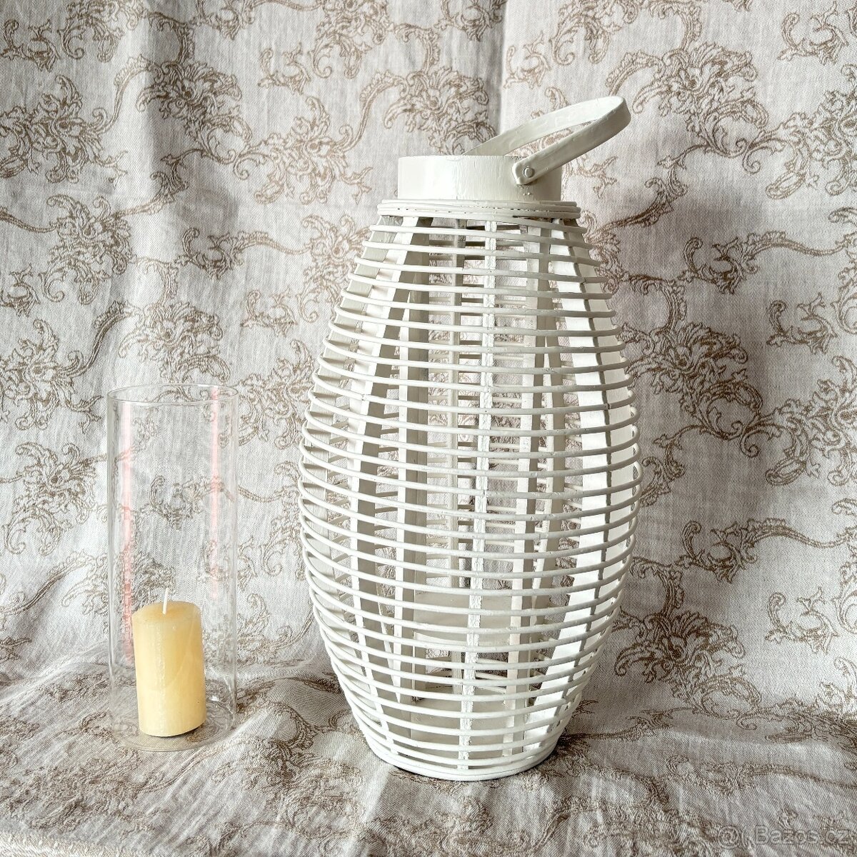 Lucerna Bílá 42 cm - 2