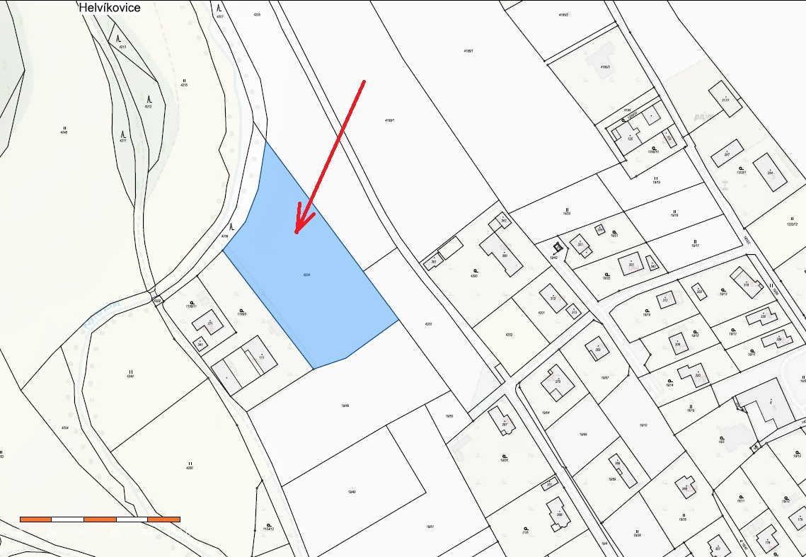 Prodej pozemku k bydlení Helvíkovice - Žamberk - 2