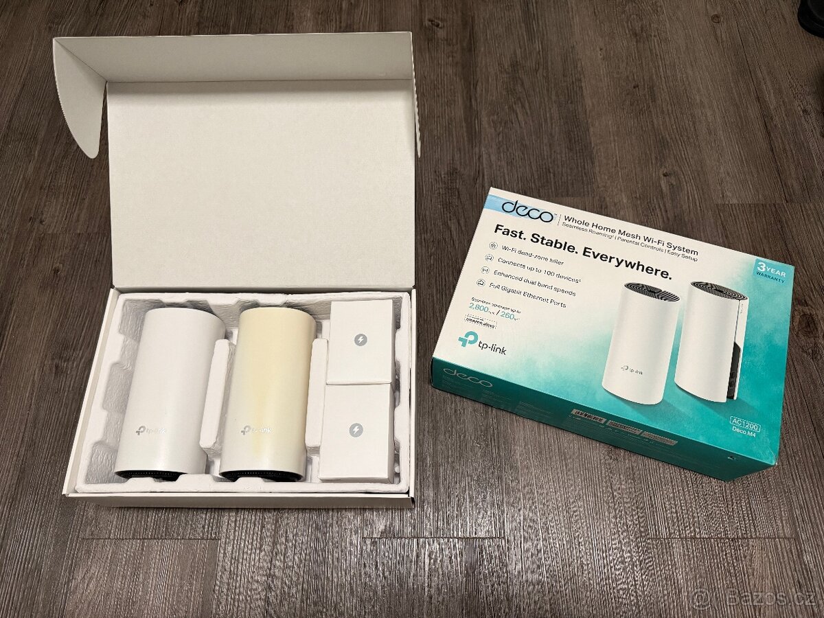 TP-Link Deco M4R - Wi-Fi mesh router system 2-pack - 2