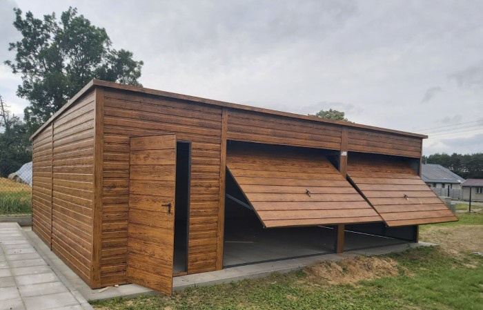 Plechová garáž 8x6 - 2