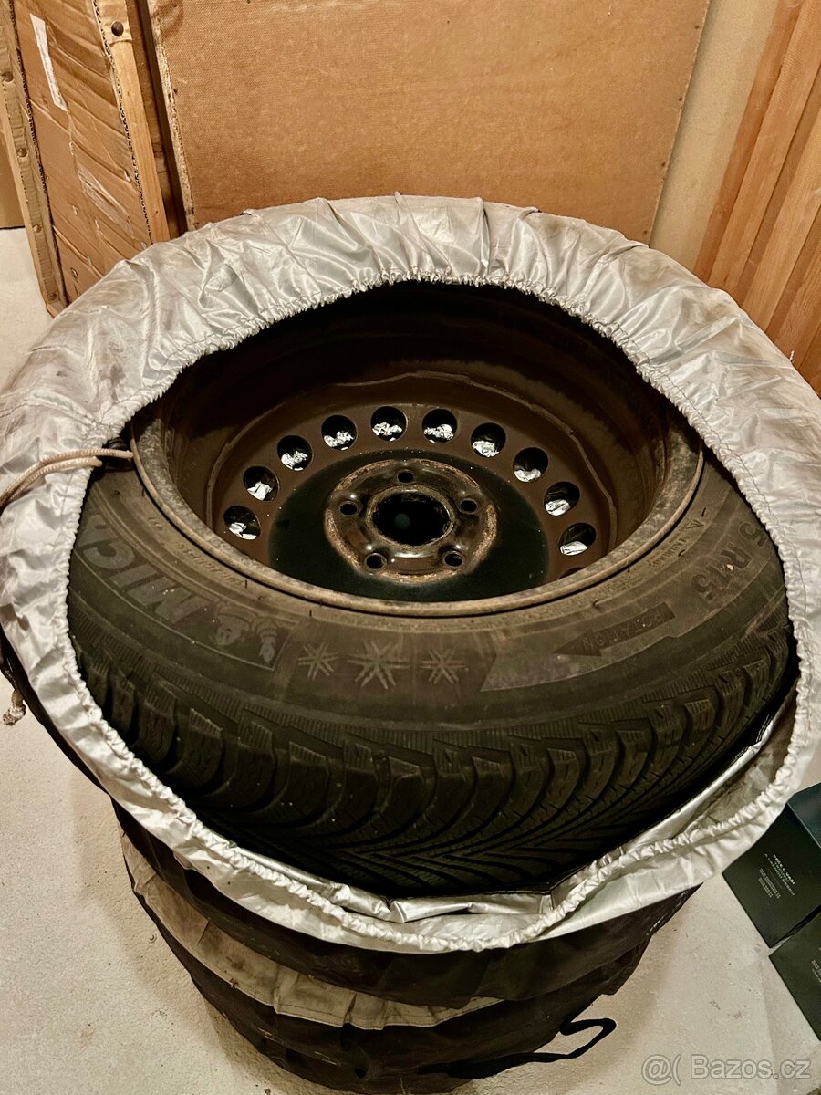 Zimní pneu Michelin Alpin 5 + ráfky - 2