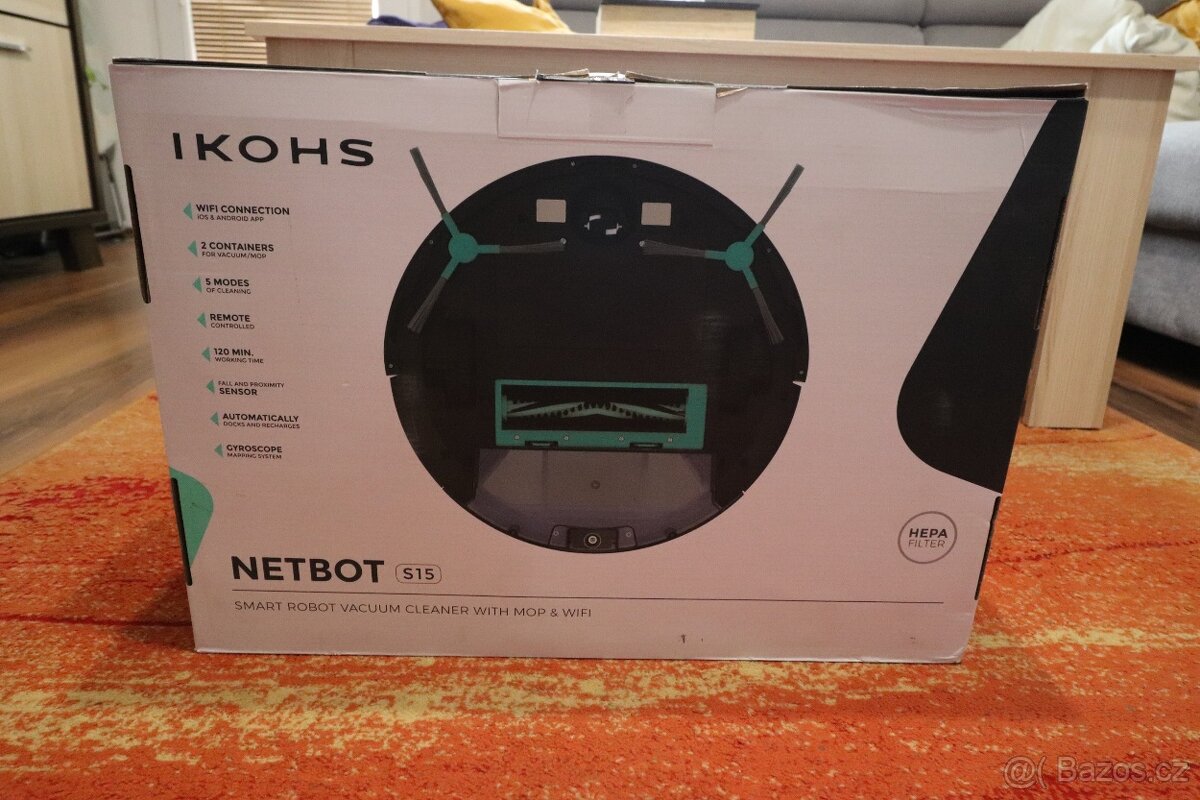 Robotický vysavač IKOHS Netbot S15 výstavní kus - 2