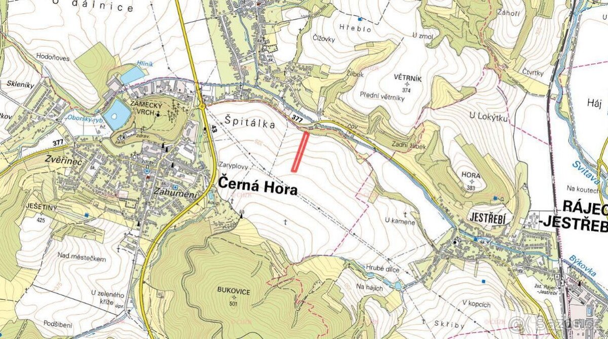 Zemědělská půda, prodej, Černá Hora, Blansko - 2