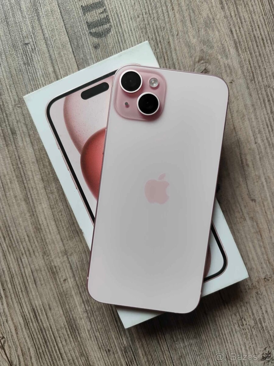 Apple iPhone 15 Plus 128GB v barvě pastelové pink - 2