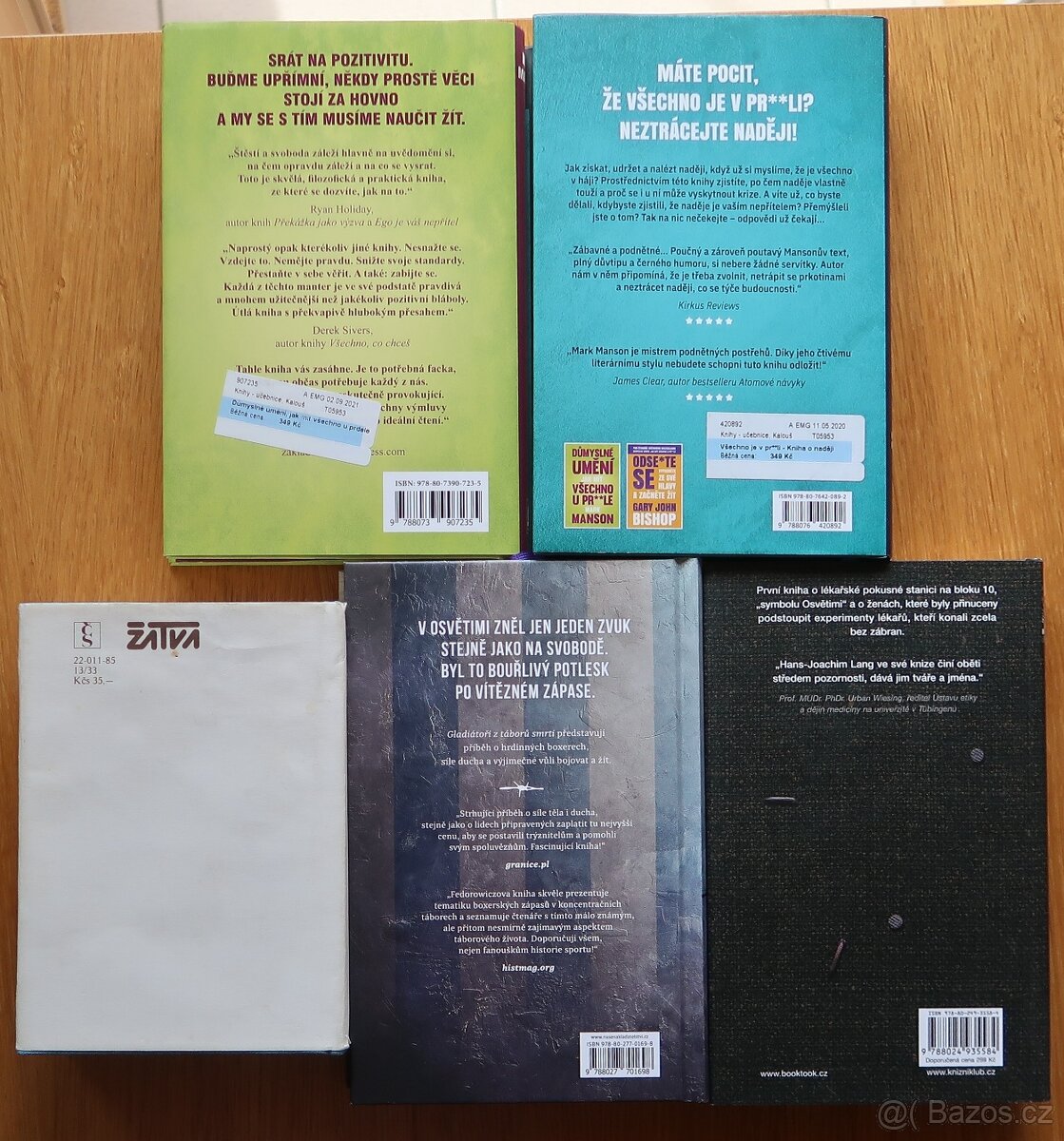 Prodám 5 knih - různé - 2