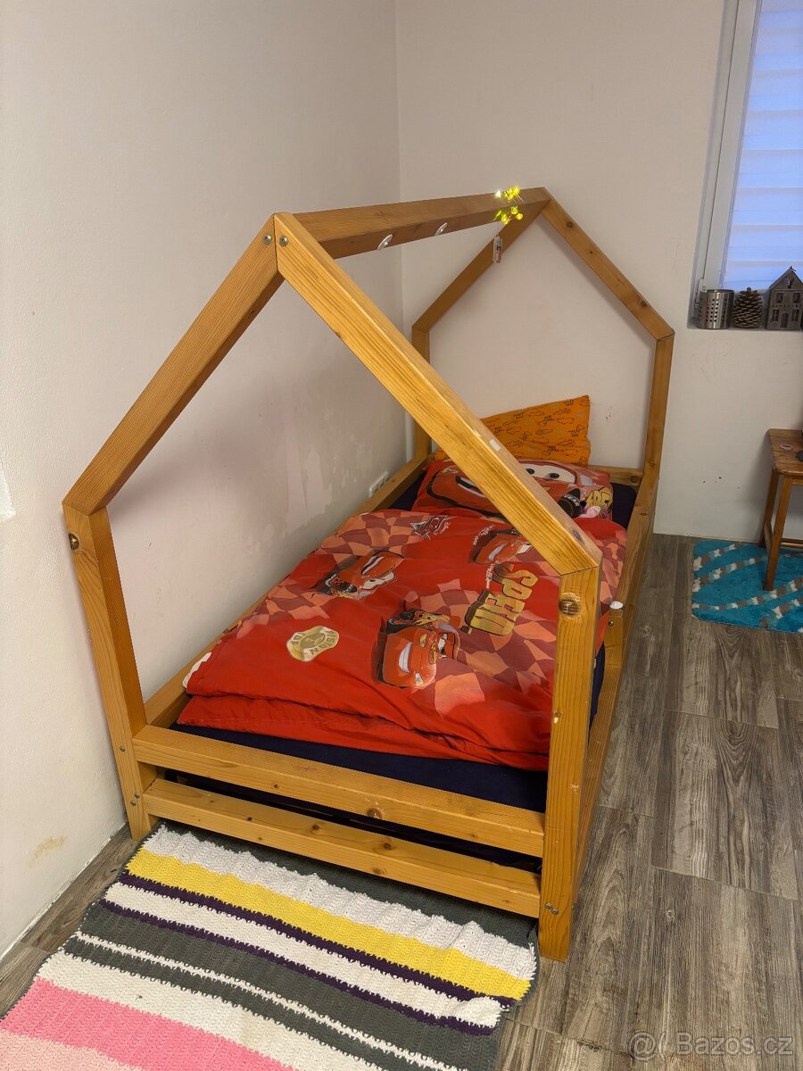 Domečková postel 90x200 - 2