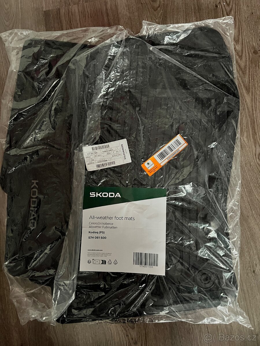 Celoroční koberce Škoda Kodiaq II originál - 2