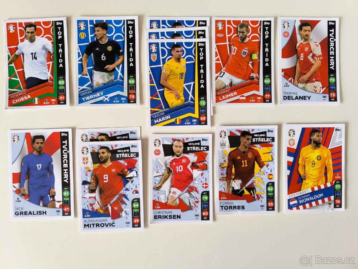 Fotbalové kartičky Lidl - UEFA Euro 2024, Topps - 2