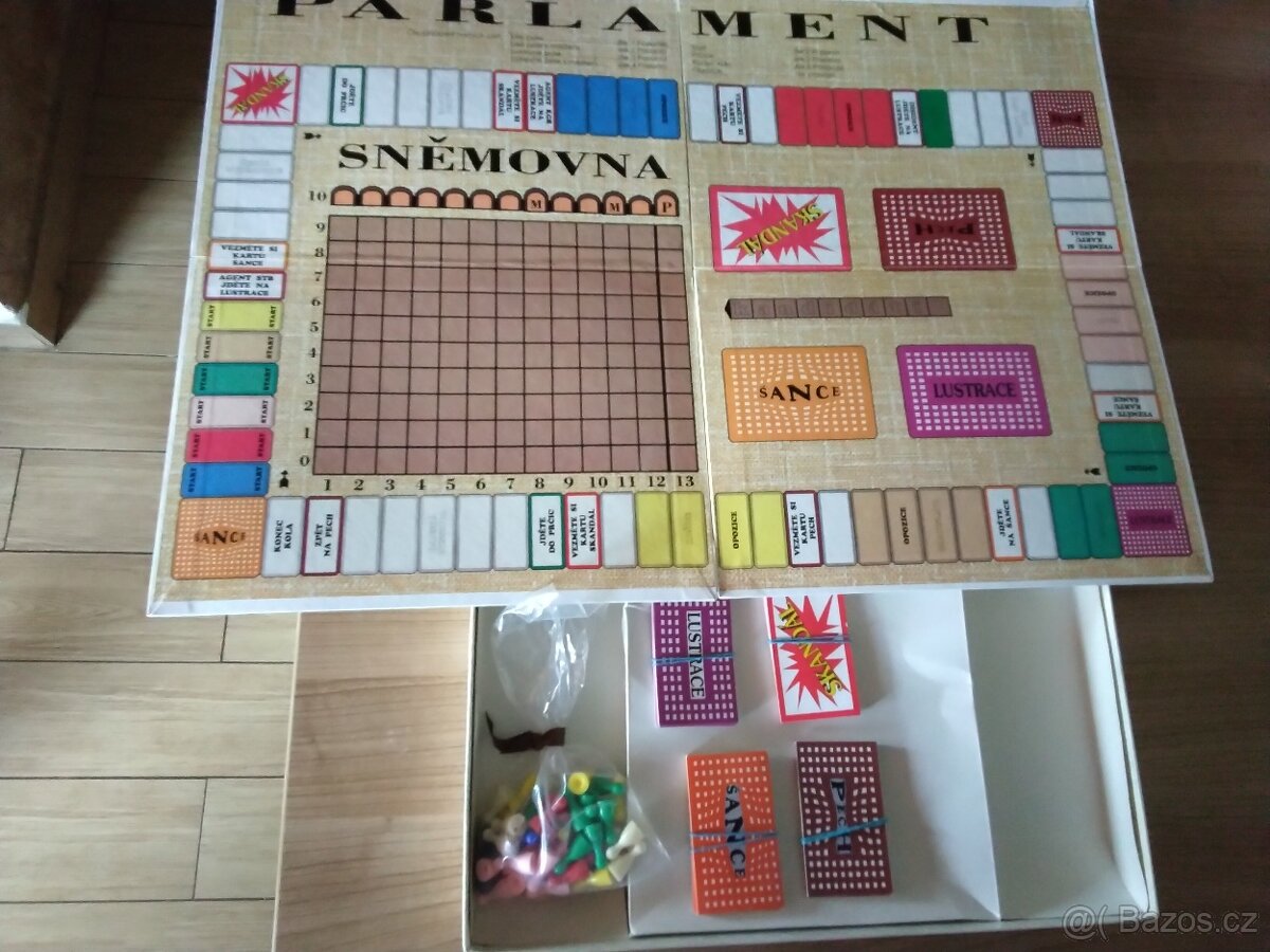 Retro společenská hra Parlament - 2