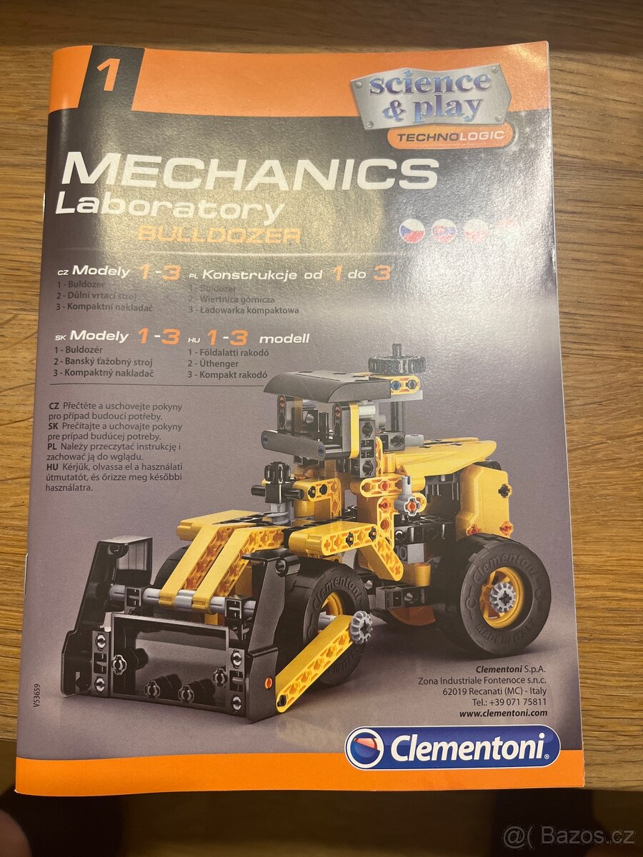Clementoni Mechanics laboratoři Bulldozer - 2