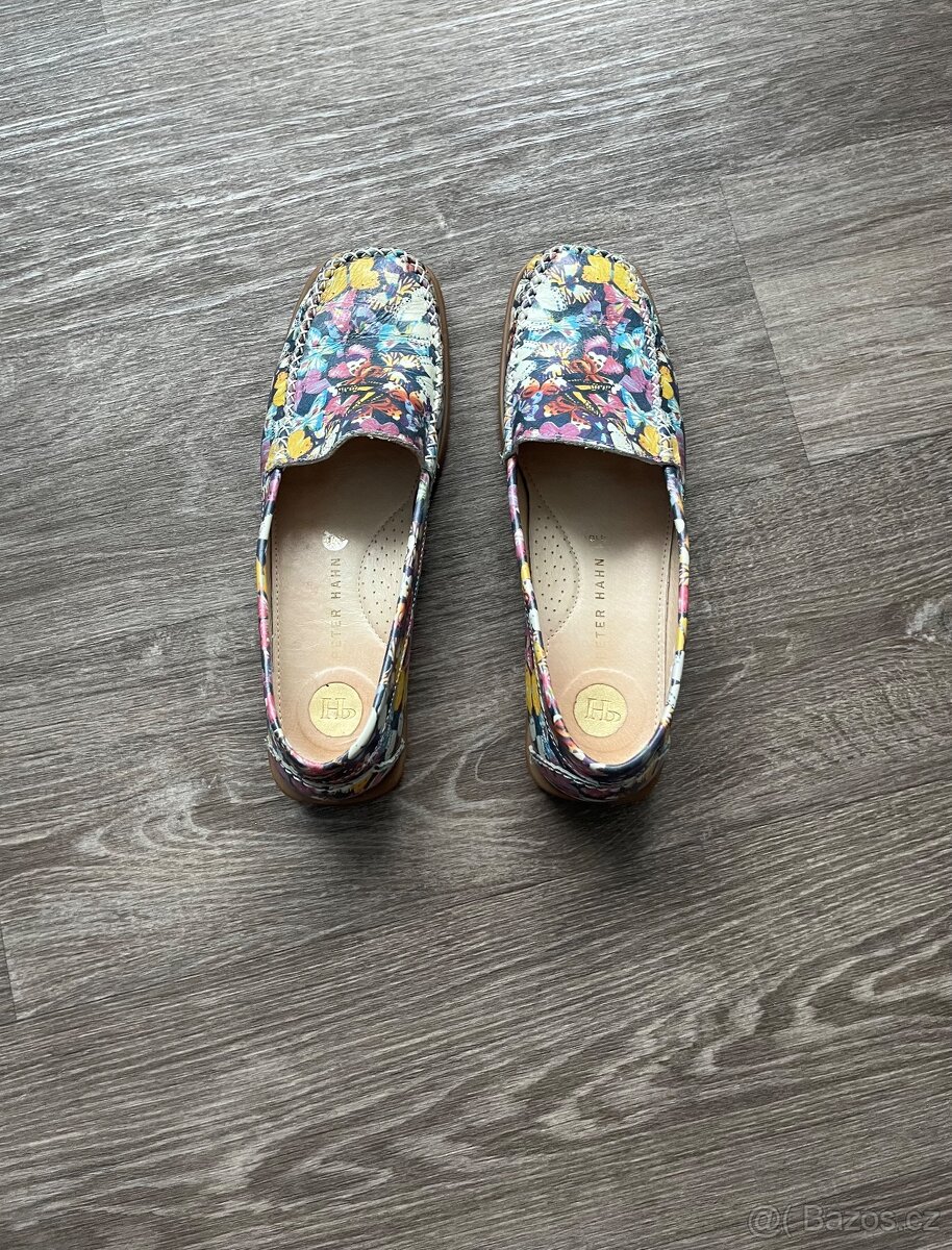 Kožené mokasíny, vel. 41 - 2