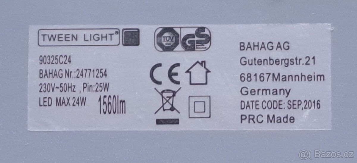 Stropní světlo chrom - 2