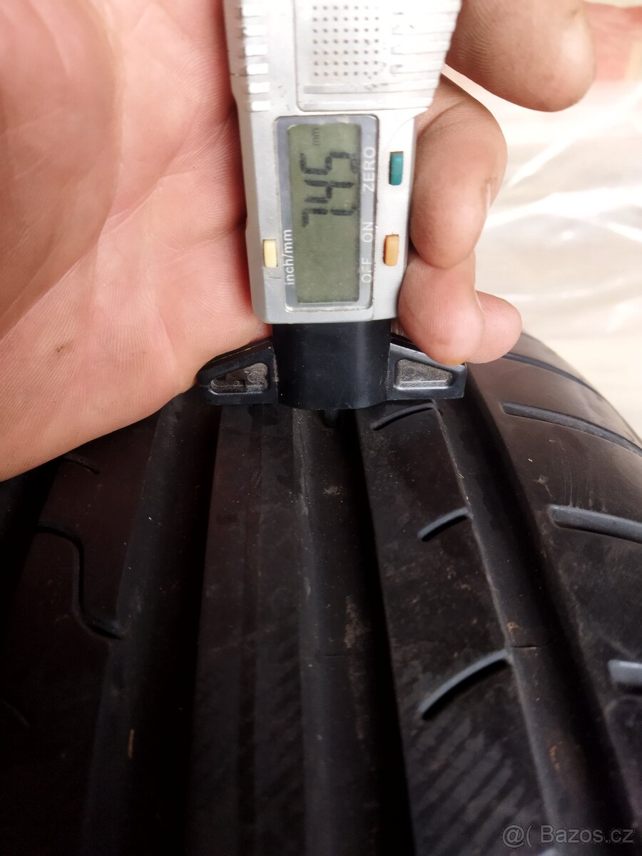 Prodám sadu letních pneu Dunlop 205/55/17 - 2