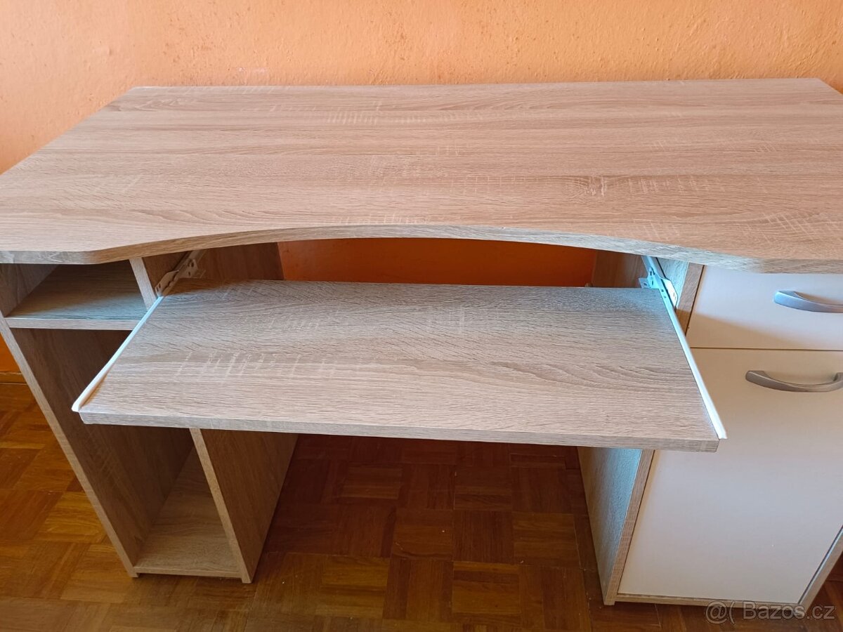 Psací stůl, skříň, skříňky, polička - 2