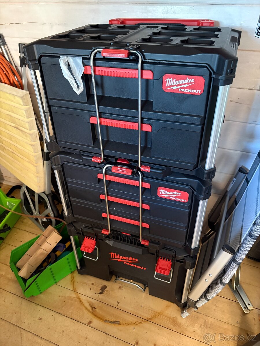 Milwaukee Packout box,kufr,s kolečky,Trolley BOX - 2