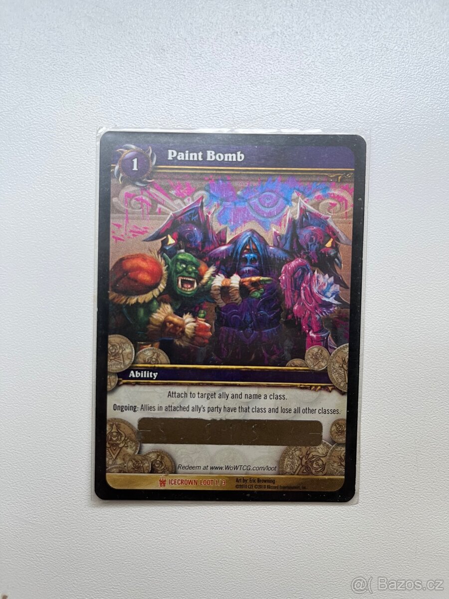 Warcraft TCG 2x Loot cards - 2