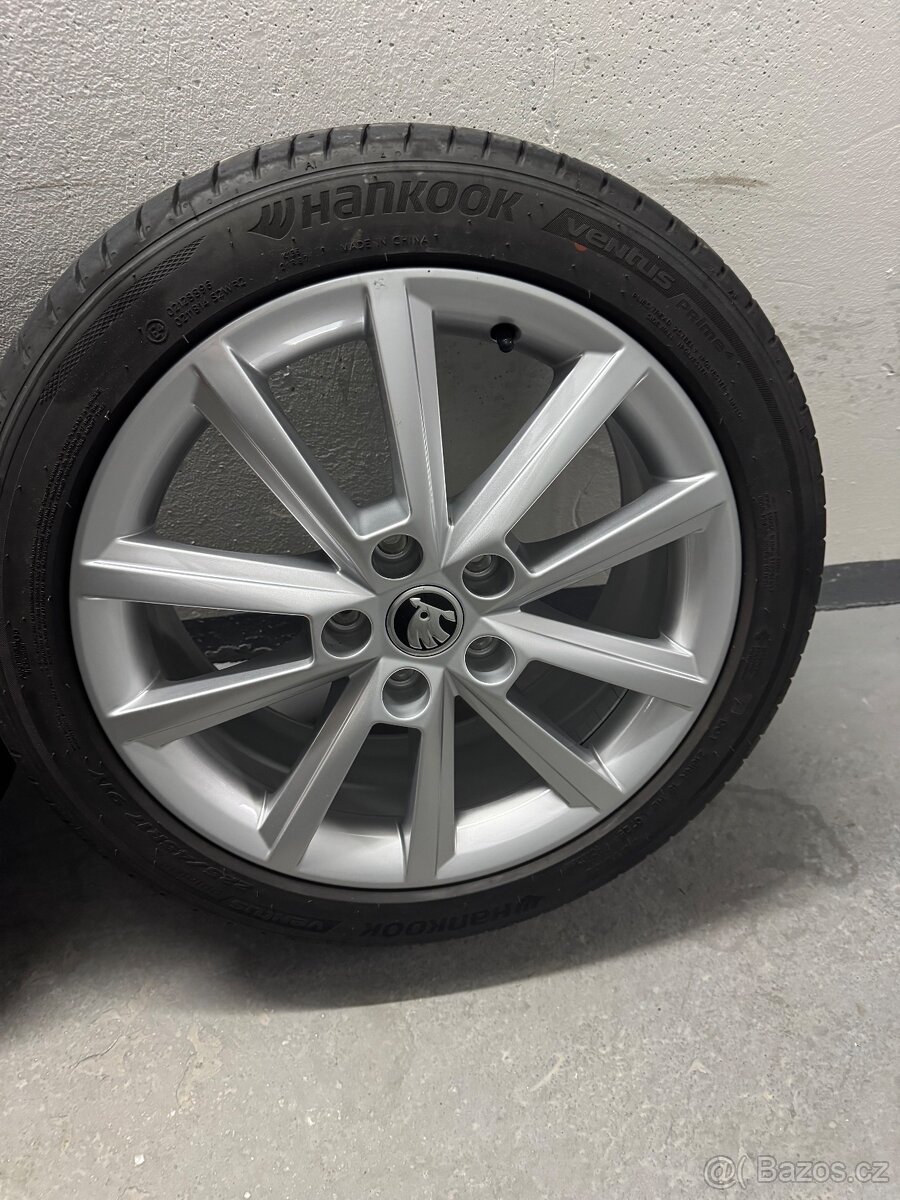 17" alu kola Teron - OCTAVIA 3 Zánovní - LETNí - 2