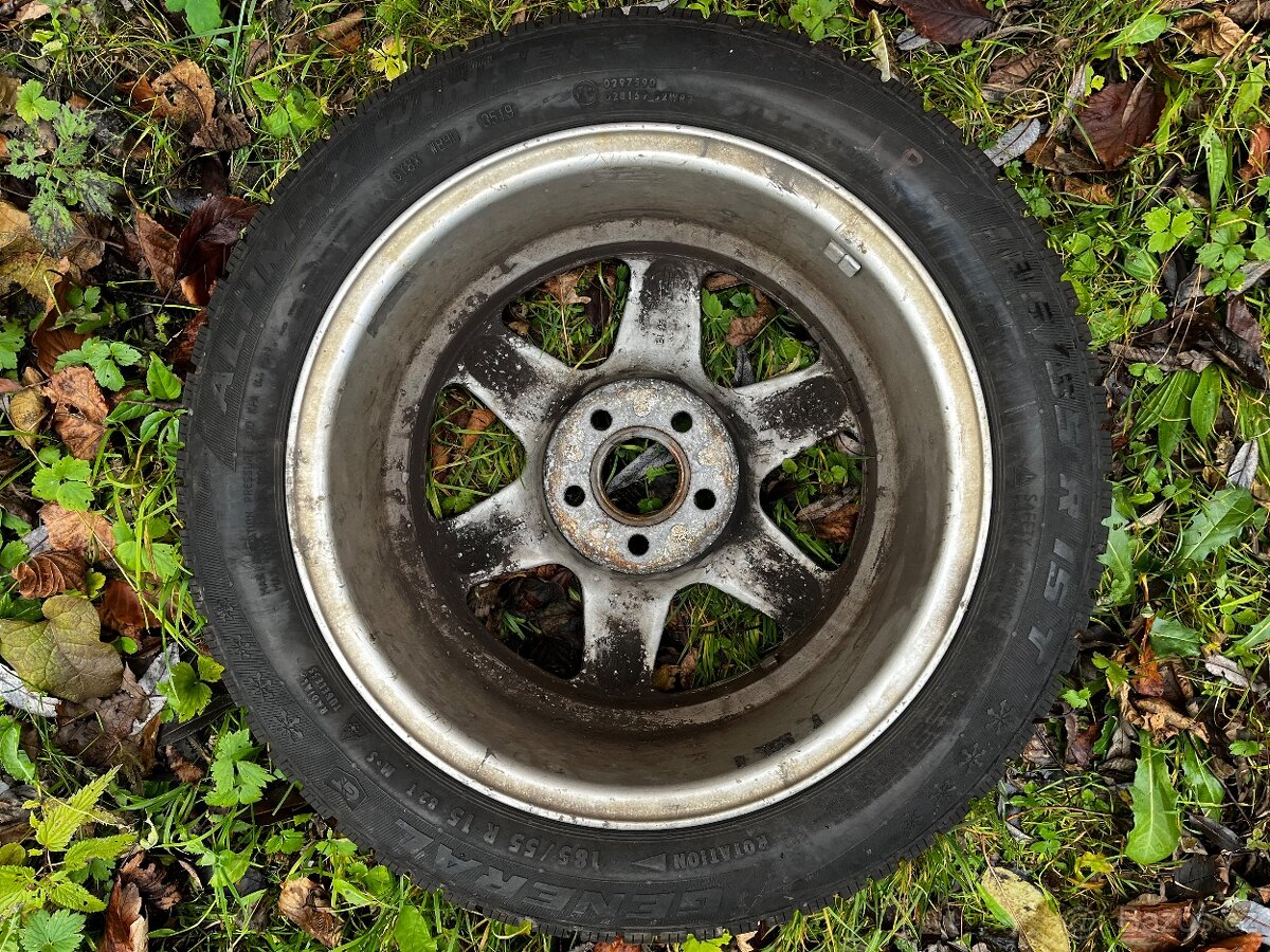 Pneu 185/55/15 + alu kola 5x100 - 2